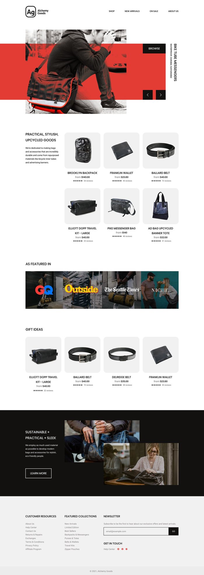 Alchemy Goods Website